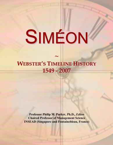 Sime¿on: Webster's Timeline History, 1549 - 2007