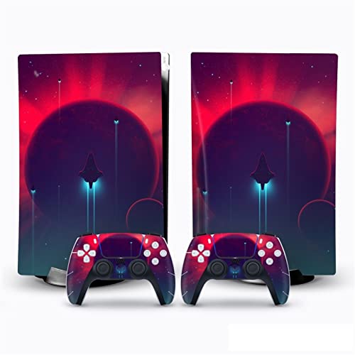 �ی� For PS5 Skin Disc Edition Anime Console And Controller Vinyl Cover Skins Wraps For Version 45925 �C�A�Ȃ��A�c�����Ȃ�