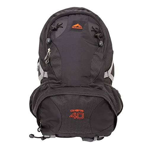 1440 - MOCHILA CRAMPON 40 - PRETO COM PONTILHADO