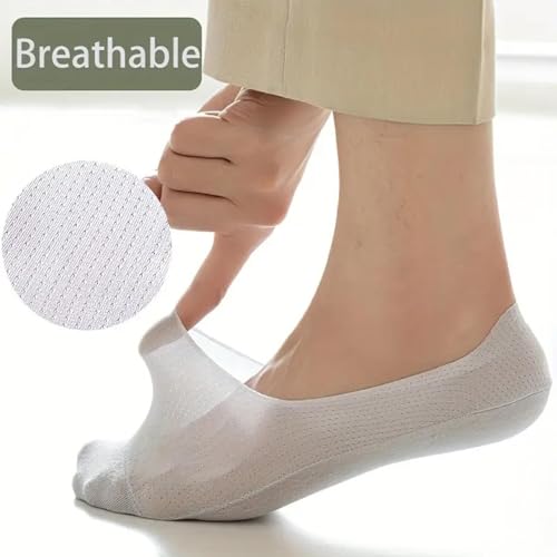 Zeanaturals Ultra Thin Liner Non Slip No Show Socks, Soft Breathable Ice Silk Sock, Unisex Low Cut Liner Sock2