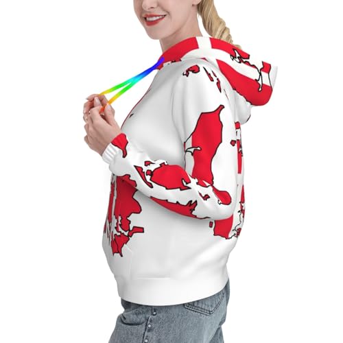Sweat à capuche Danemark femme EdWal fini les pulls amples sans forme - 2