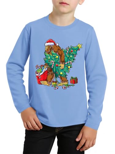 T-shirts de Noël à manches longues pour garçon : l'idée cadeau drôle 5-14 ans