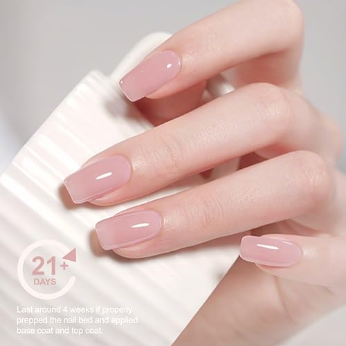 Fiber Glass Builder Base Gel Polish fórmula hipoalergénica miniatura 2