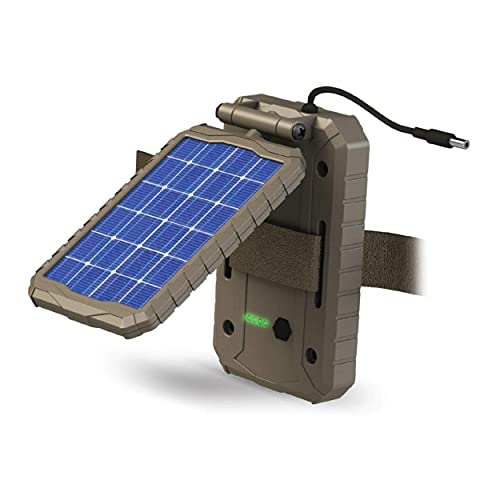 Stealth Cam Durable Sol-Pak Solar Battery Pack, 12V Solar Power Panel, Rechargeable Battery & 10ft...