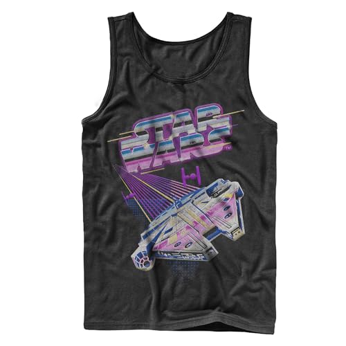 STAR WARS Synthwave Falcon Men's Muscle Tank