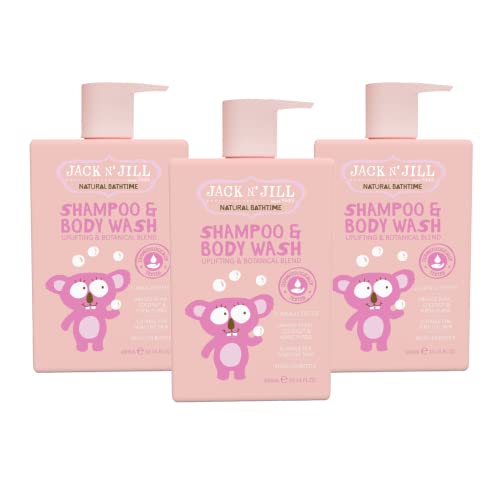 Jack N' Jill Natural Bathtime Shampoo And Body Wash - Baby Soap And Shampoo, Dermatologically Tested, Color And Soap Free Baby Wash, Cruelty Free, Vegan, Kid Shampoo And Body Wash - 300 Ml, Pack Of 3 #TOP11