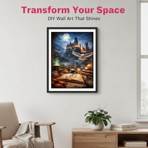 CLYCTIP Diamond Painting – DIY Diamanten Painting für Erwachsene und Kinder, Kunsthandwerk für Anfänger und Wanddekoration 30x40 cm (337)