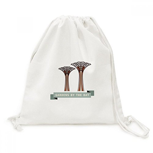 Sac cordon voyage Singapour toile robuste finitions soignées design épuré