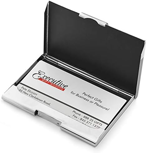 Executive Gift Shoppe | Custom Engraved Engine Turned Business Card Holder & Case