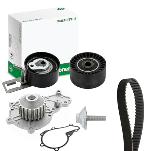 Bomba de agua + kit de correa de distribución INA 530 0577 30 para Peugeot 208 2008 Citroën C3 Ford