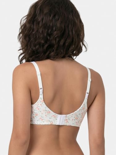 Image of Enamor Bamboo Cotton A077, Side Support, Everyday Women's T-Shirt Bra - 3X Softer, 4X More Absorbent, Antimicrobial, Padded, Wirefree, Full Coverage