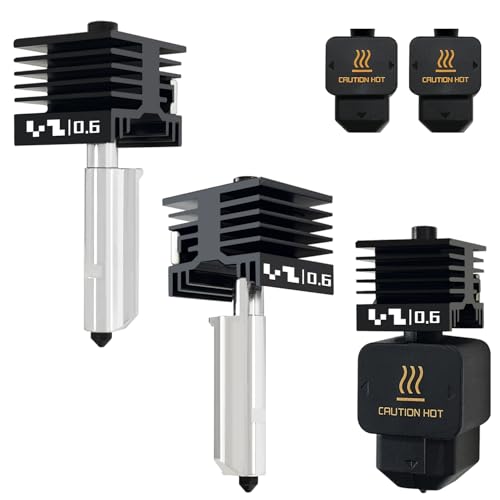 HzdaDeve 3�p�b�N 0.6MM �z�b�g�G���h P2S/H2S/H2D/A1/A1�p �~�j�R���{�v�����g�w�b�h�z�b�g�G���h�L�b�g���o�@ ���������[�o�u���d���X�`�[���m�Y�� �V���R���J�o�[�q�[�^�[�V���N Bambu Lab 3D�v�����^�[�p