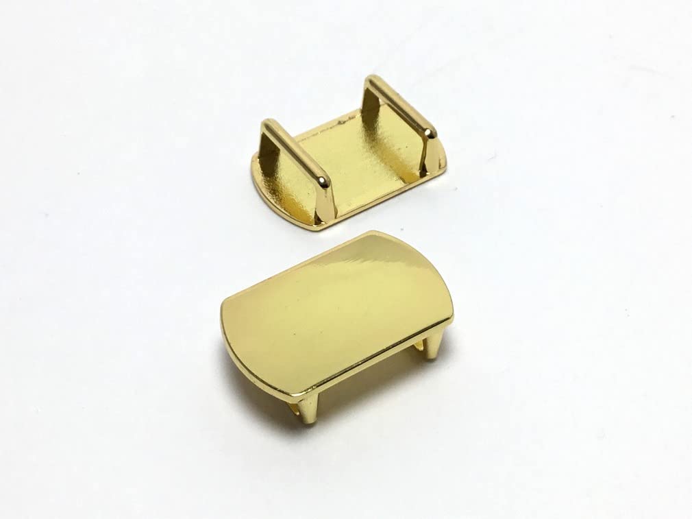 Amazon | ビーズクラブ 帯留め オーバル ゴールド 5個 26mm 金色 貼り