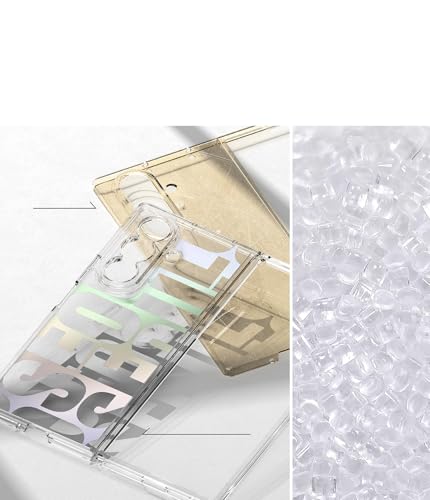 Image of Ringke Fusion Design Compatible with Samsung Galaxy Z Fold 7 Case [Scratch Resistant] Slim Transparent Protective Back Cover with Shockproof Bumper- Seoul
