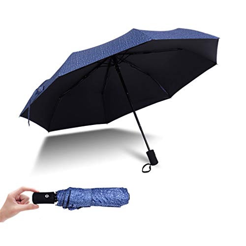 Preisvergleich Produktbild GFYS1201 Taschenschirm Mini-Regenschirm, UV-Schutz Golf Sonnenschirm Sonnen- Und Regenschirm, Tragbarer Kompakter Taschenschirm, Für Frauen Männer (Color : A, Size : 28.5cm)