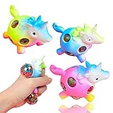 Unicorn Sensory Toy 3 Pack Fidget Relieve Stress Ball Suitable for Adult Kids Autism ADHD Office...