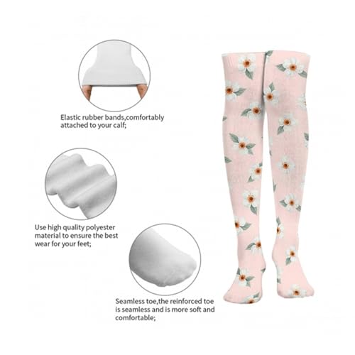 Women Girls Casual Cushioned Crew Socks for Cosplay, Soccer, Cycling2