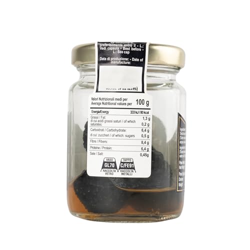 Image of GIULIANO TARTUFI Whole Summer Truffle - 25 GMS | Vegan Friendly, Imported from Italy | Eat with Pasta, Risotto, Sushi, Fish, Eggs, Nachos and Appetizers