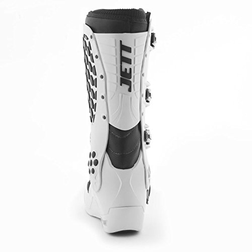 Bota Motocross Articulada Jett Lite Branca 40