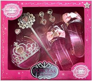 FUNKY CRAFT Ice Princess Fashion Set | Sparkling Elegance for Magical Adventures | Fashion Boutique Jewel Accessory Playset Shoes-PINK