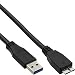 Produktbild InLine 35420 USB 3.0 Kabel, A an Micro B, schwarz, 2m