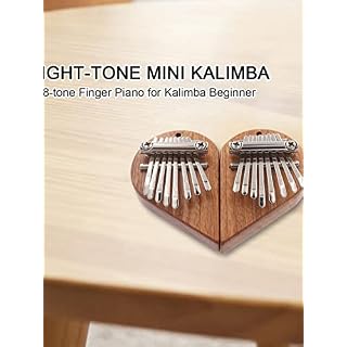 Mini kalimba avec 8 touches - Piano à pouce - Instrument de musique Marimba - Instrument de musique - Pour enfants et… – Image 3