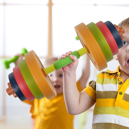 Mancuernas ajustables de plástico para niños: la solución segura para sus ejercicios 6