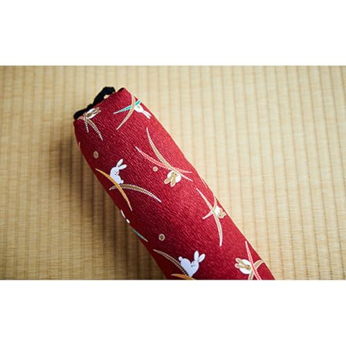 ふとんの石堂 健康のお手伝い 手作り 骨盤枕、首枕(赤うさぎ柄)