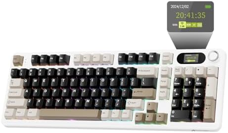 Teclado mecânico sem fio ATTACK SHARK X98PRO, 2,4 GHz/USB-C/BT5.0...