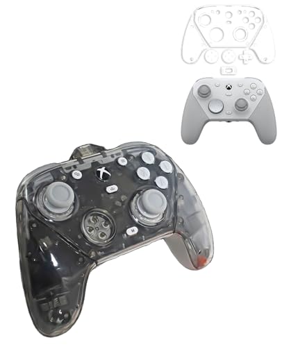 for GameSir G7 Pro Faceplate – Custom PC Material Replacement Front Shell Cover, Durable Scratch-Resistant Panel Housing for GameSir G7 Pro Wired/Wireless Elite Controller,Clear