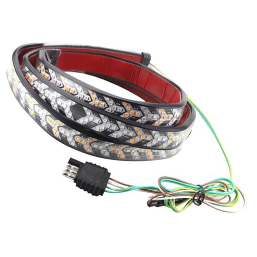 Luces LED intermitentes rojas y amarillas con efecto de advertencia