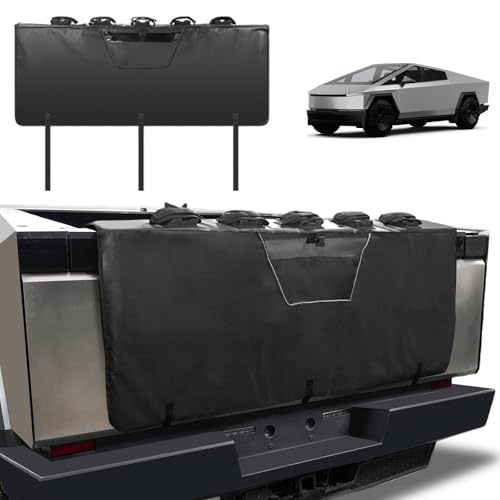 AceRide Tailgate Pad Bikes Compatible for Tesla Cybertruck 2024,Bikes Bed Rack Holder for Cybertruck Accessories with Tool Pockets