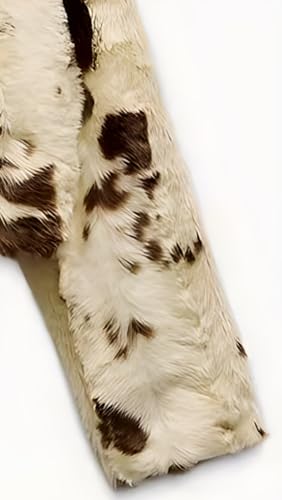 Women's Fluffy Faux Fur Short Cropped Jackets Outwear,Shaggy Crop Coats Parka Tops4