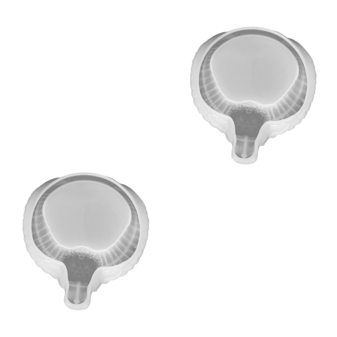 NUOBESTY 2pezzi Stampo Silicone Per Contenitore Forma Di Testa Di Mucca Mold Flessibile Per e Decorazioni Supporto Per Riporre Oggetti Creativo e Riutilizzabile