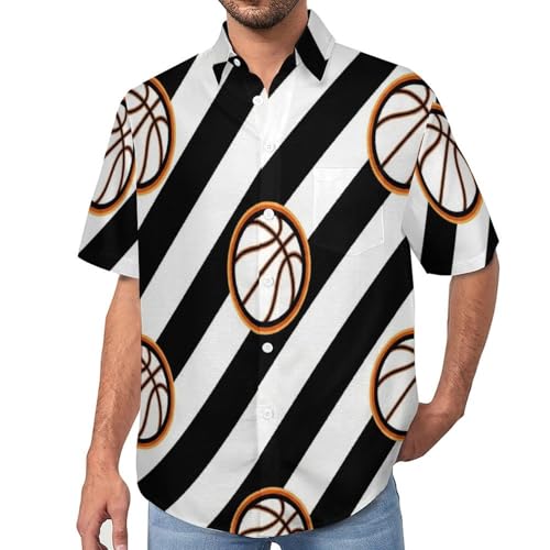 Chemise de football pour homme à rayures de S à 7XL