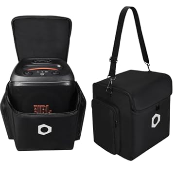 Hzycwgone Bolsa de transporte para alto-falante JBL PartyBox Encore Essential 2 / Partybox Encore Essential Alto-falante portátil de festa com microfone sem fio, preta