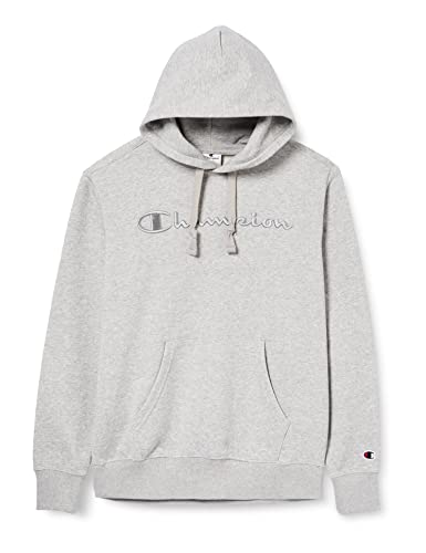 Champion Herren Rochester 1919 Logo Kapuzenpullover, Grau meliert (Nogm), S