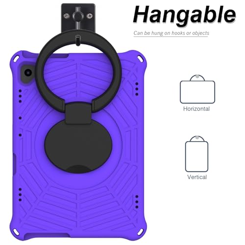 Coque Huawei MediaPad T5 10.1 incassable violette pour sécuriser la tablette enfant