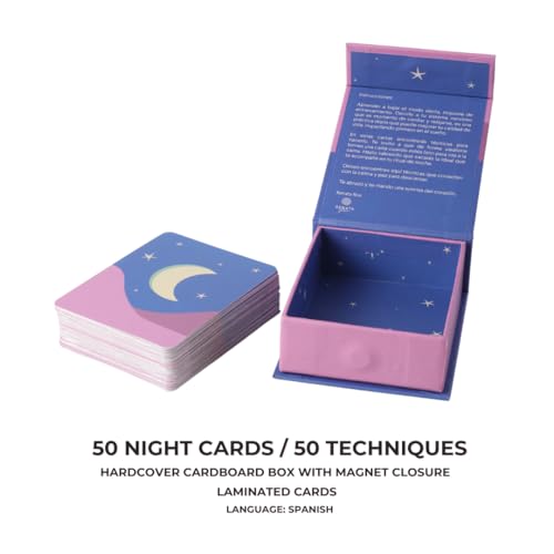 Image of Connect Day and Night, 100 Cards Relaxation, Breathing and Mindfulness Techniques, Flows Day and Night.