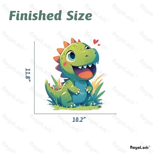 Vinilo decorativo dinosaurio feliz para pared miniatura 5