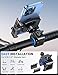 Coolpow Bike Phone Holder for Bike【Camera Friendly】 Ultra Stable Motorcycle Phone Mount【1s Lock】 Bike Cell Phone Holder Clamp for iPhone 17 Pro Max 16 15 14, All 4.7-7