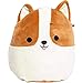 Squishmallow Corgi Dog - Cuscino da coccole in peluche Reginald, 20 cm