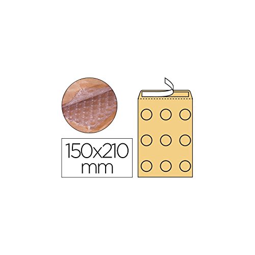 Q-Connect Sobre Burbujas Crema C/0 150 X 210 Mm Caja De 100