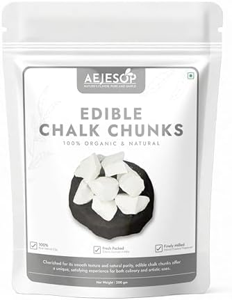 AEJESOP Edible Chalk Chunks, 7oz (200g)