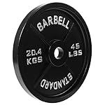 Cast Iron Plate Weight Plate for Strength Training and Weightlifting, Olympic or Standard, Multiple Sizes - Image 2