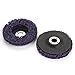 5 Piece Poly Strip Wheel Disc Set, 100mm 60 Grit Abrasive for Angle Grinders, Paint and Rust Removal Tool for Metal, Wood, Fiberglass