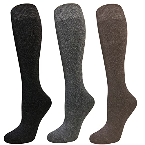 Image of Warm Knee High Socks for Women-Thermal Cotton Socks for Hiking,Work,Winter,Gifts