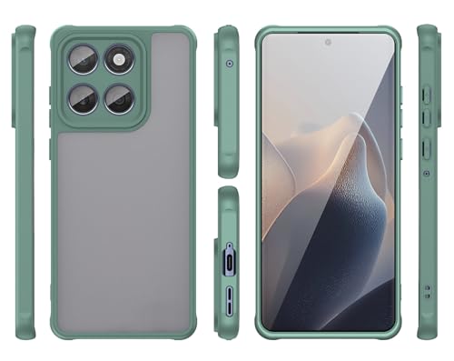 Coque Motorola Edge 60 Fusion verte anti-choc pour éviter les fissures