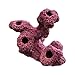 Ocean Aquaria 7 Hole Torch Tower Coral Frag Plug Rack/Frag Rock for Live Coral Plug Ons for Reef Aquariums (Coralline Purple)