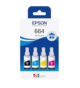 Epson EcoTank 664 Genuine Multipack Ink Bottles